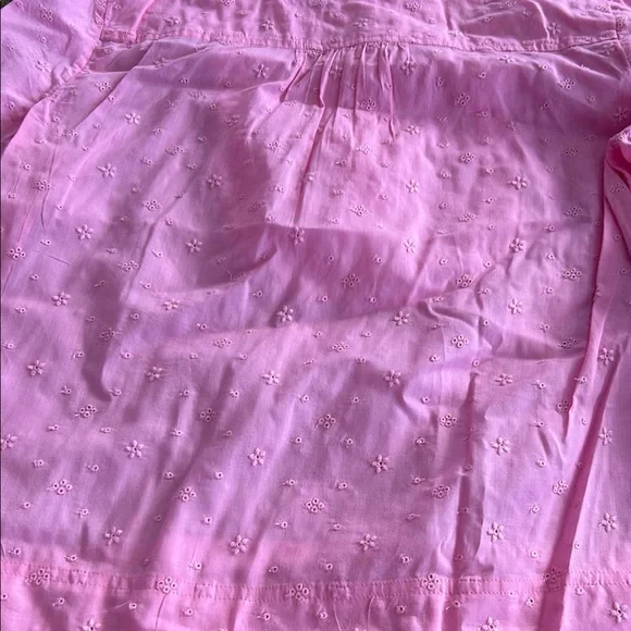 J.Crew Pink Ruffled Long Sleeve Blouse - Picture 3 of 7